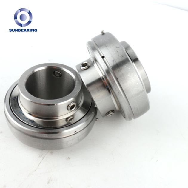 SUNBEARING UC201 Pillow Block Bearing Silver 12*47*31mm Stainless Steel GCR15