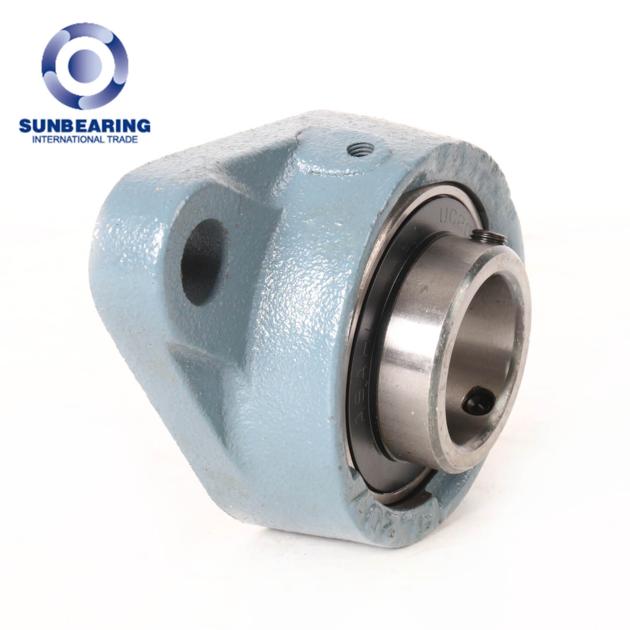 SUNBEARING Pillow Block Bearing UCFL203 Blue 17*113*31mm Chrome Steel GCR15