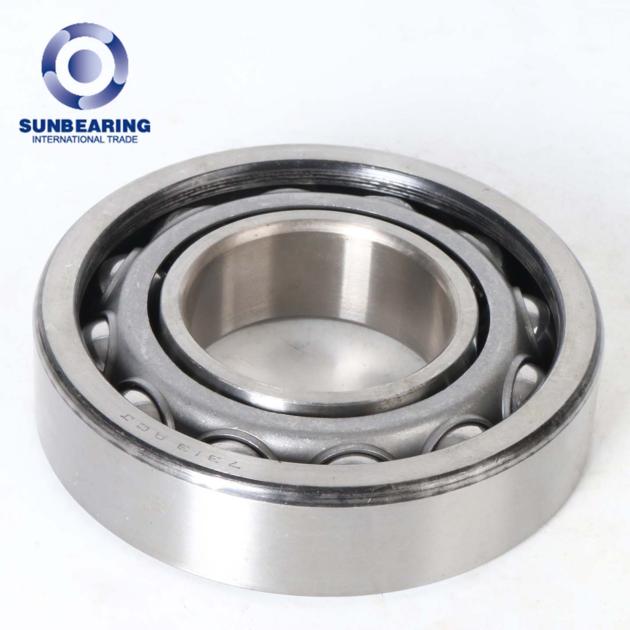 7211AC Angular Contact Ball Bearing Silver 55*100*21mm Chrome Steel SUNBEARING