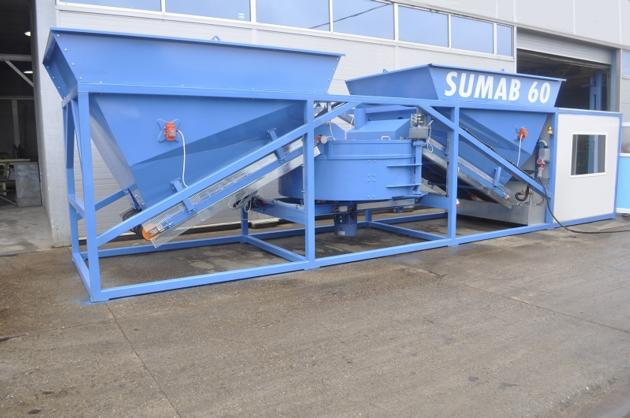 Containerized Mobile Concrete Plant SUMAB K