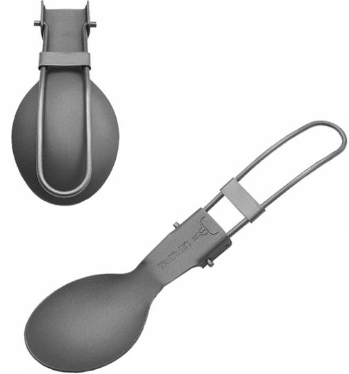 Titanium Folding Spoon