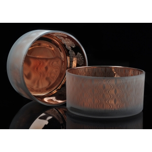 3 wicks candle jar candle holder