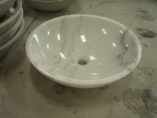 Guangxi White Marble Sinks