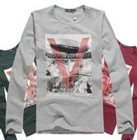 OEM long sleeve T Shirts factory manufactory new fashion wholesale 2012 promotion garment China appa