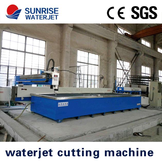 large size water jet cutting machine with 4 axis 