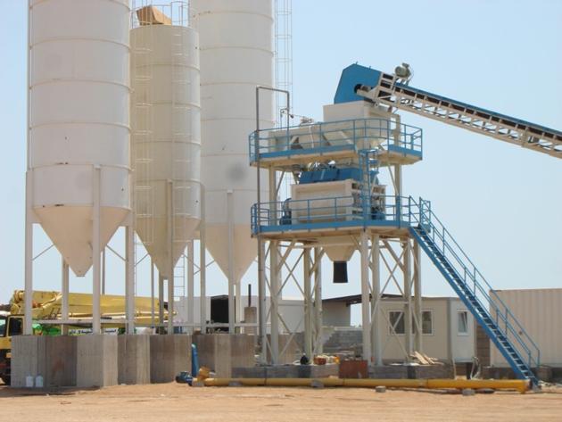 Stationary concrete batching plant SUMAB T-120