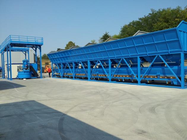 Stationary concrete batching plant SUMAB T-80