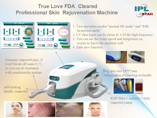 FDA Amp CE Approved IPL Machine
