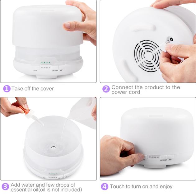 Oil Diffuser Aroma Humidifier Various Designs