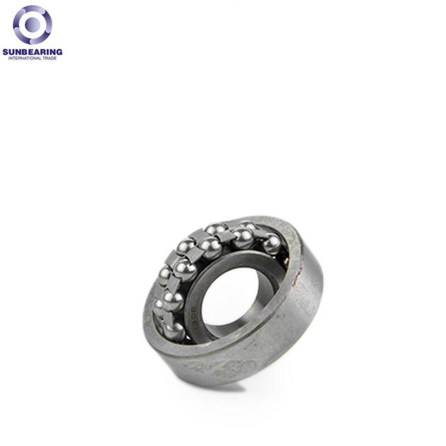 SUNBEARING Self Aligning Ball Bearing 2204 Silver 20*47*18mm Chrome Steel GCR15