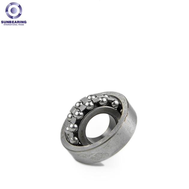 SUNBEARING Self Aligning Ball Bearing 2204 Silver 20*47*18mm Chrome Steel GCR15