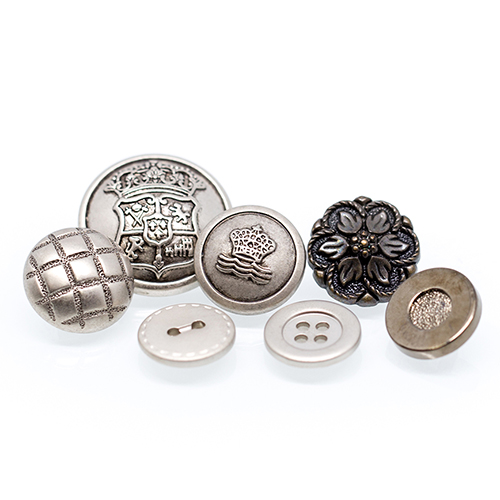 ABS Plating Plastic Shank Buttons for Military Coat Clothing
