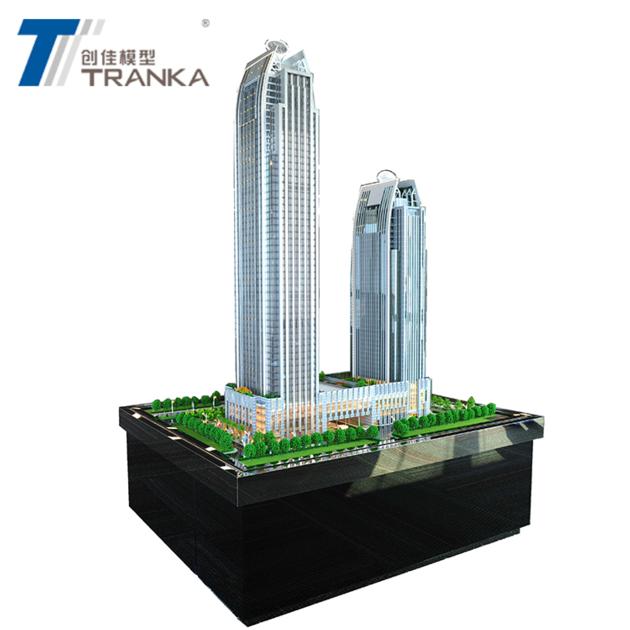 2019 Novelty high rise design architectural model , miniature house