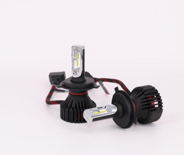 Super Brightness T8 Led Car Bulbs H4 72W 8000LM with ZES chip