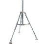 Satellite dish mounting