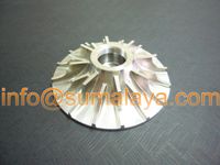 impeller, 5-axis machining, CNC machining, billet compressor wheel, billet turbo
