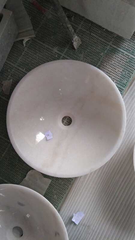 Guangxi White Marble Sinks