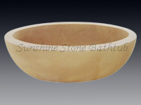 Sandstone Oval Bathtub