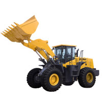 wheel laoder, road roller, excavator