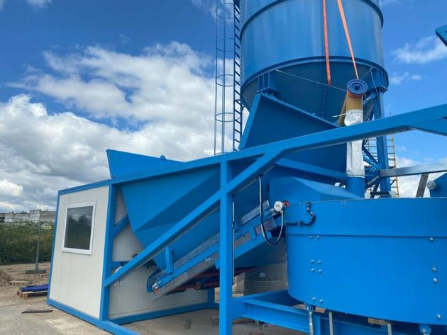 Containerized Mobile Concrete Plant SUMAB K