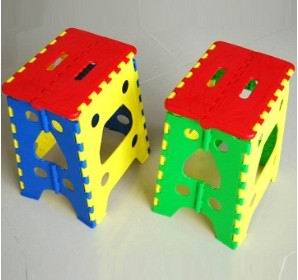 plastic folding stool