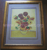 chinese embroidery-sunflower