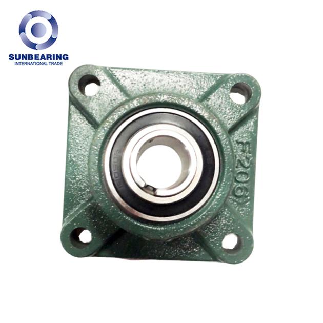 UKF206 Pillow Block Bearing 25mm 4 Bolts Cast Iron SUNBEARING