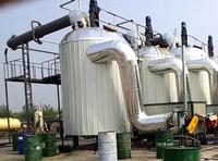 Vessel type waste motor oil recycling equipment