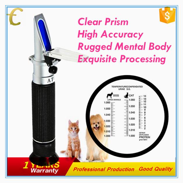 Veterinary Pet Dog Cat Protein Serum Urine Refractometer Tester