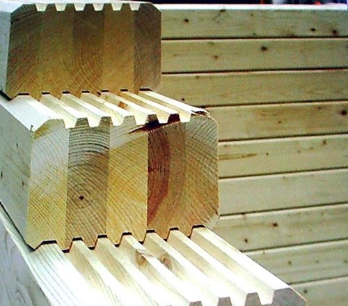 GLULAM timber prefab homes sets
