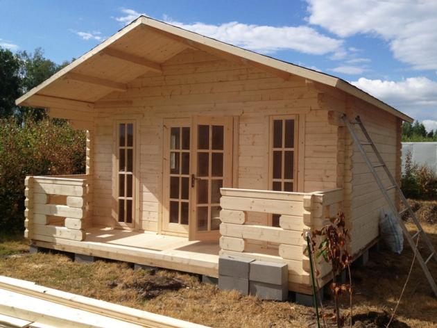 GARDEN CABIN dry timber prefab home sets