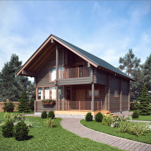 GLULAM Timber Prefab Homes Sets