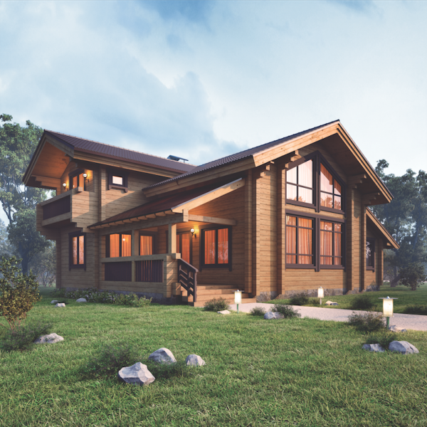 GLULAM Timber Prefab Homes Sets