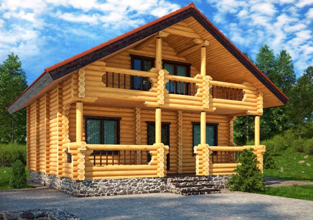 CYLINDER Round Log Prefab Homes Sets