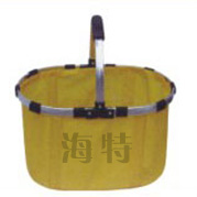 three folding shopping basket