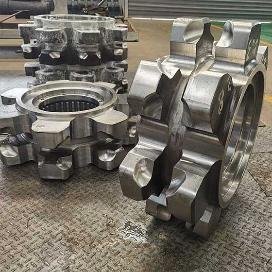Forging Alloy Steel Sprocket Wheel Used in Coal Mining Conveyor