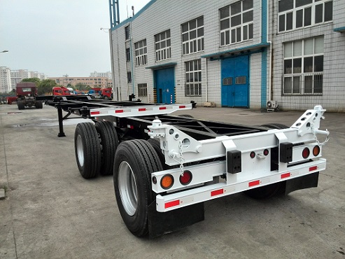 2 axles 40 feet extendable chassis