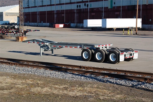 America type 33 feet slider container chassis