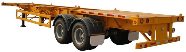 China type 40 feet 2 axles container trailer