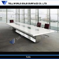 Modern design 100% arcylic solid surface office conference table(TW-MATB-021)