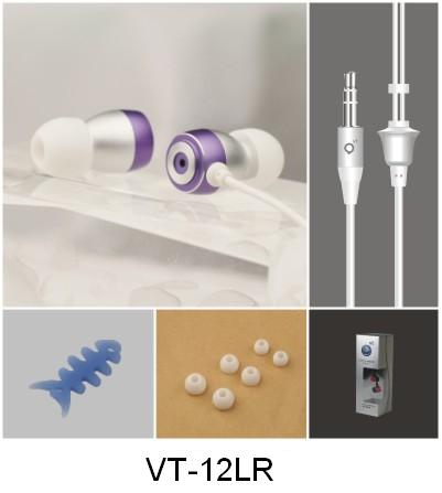 Metallic In-ear Stereo Earphone (VT-12LR)