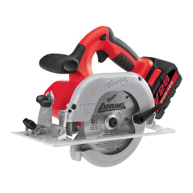  Milwaukee Cordless Circular Saw Kit — 6 1/2in., 28 Volt, Model# 0730-22