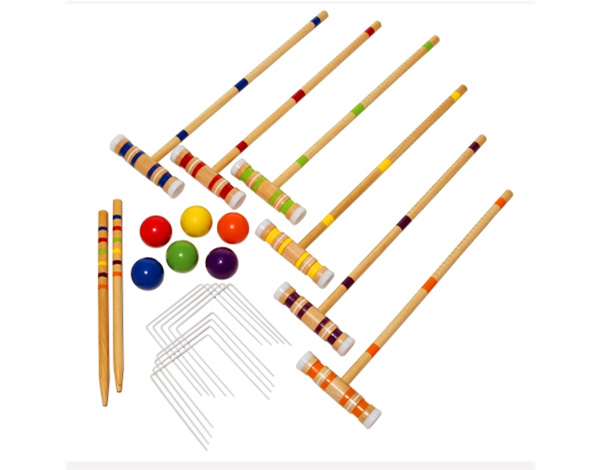 6 Player Croquet Game Set