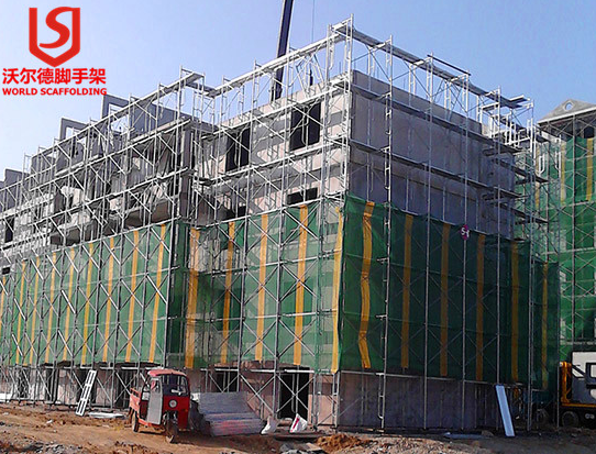 Frame scaffolding system hot dip galvanized Pre-galvanized scaffolding with walk board brace