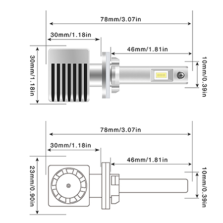 Taida All In One LED Headlight