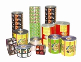 Printed film laminated for food packaging