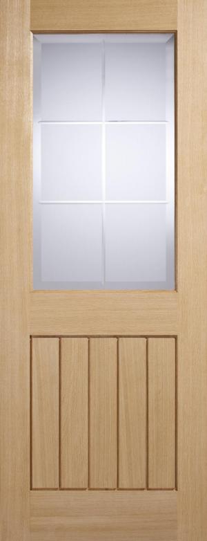 Contemporary Oak Wooden Door
