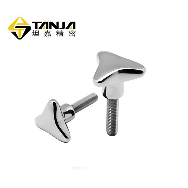 TANJA T53 Hot Sale Stainless Steel precision casting matte finish Screw type locking knob 