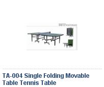 TA-004 Single folding movable table teniss table