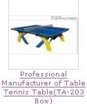 Bow table teniss table